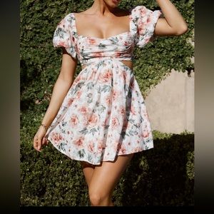 Floral mini dress